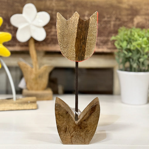 Mango Wood Flower