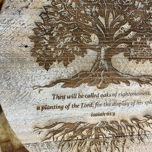 Isaiah 61:3 Oak Tree Decor