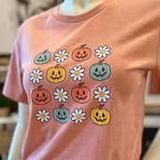 Jack-O-Lanterns & Daisies Tee