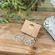 Peace Dangle Earrings