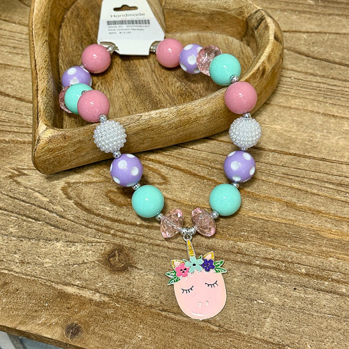 Pink Chunky Necklace