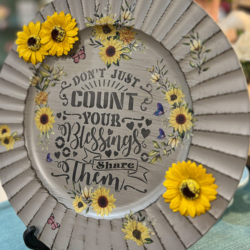 Count Your Blessings Decorative Plate