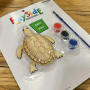 Paint and Play Wooden Turtle