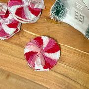 Peppermint Coasters
