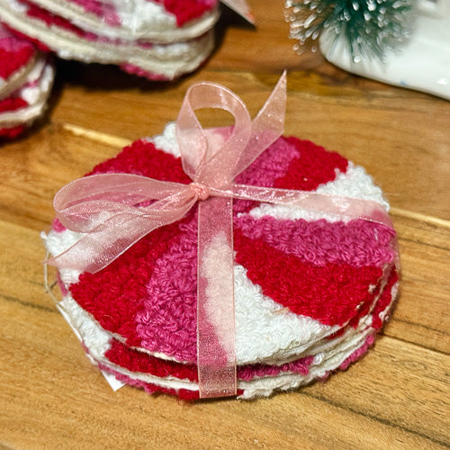 Peppermint Coasters