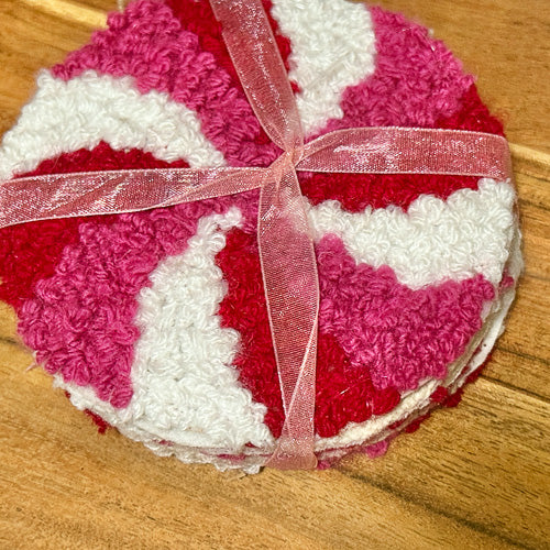 Peppermint Coasters