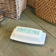 Vintage Pyrex Butterprint Butter Dish