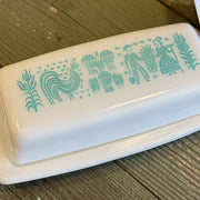 Vintage Pyrex Butterprint Butter Dish
