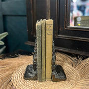 Ship Bookends and Books