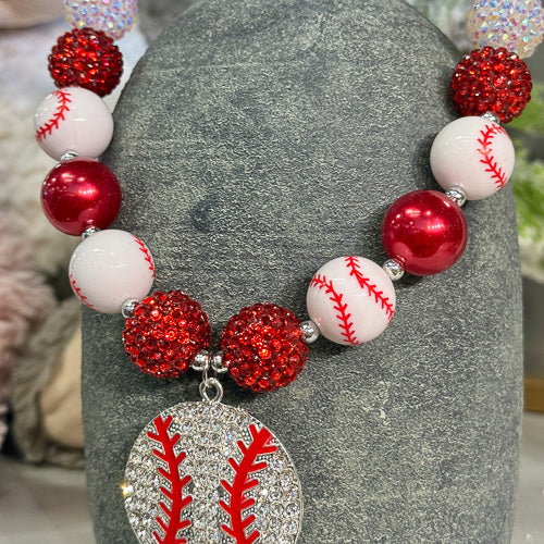 Sports Themed Chunky Necklace