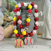 Sports Themed Chunky Necklace