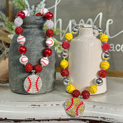Sports Themed Chunky Necklace