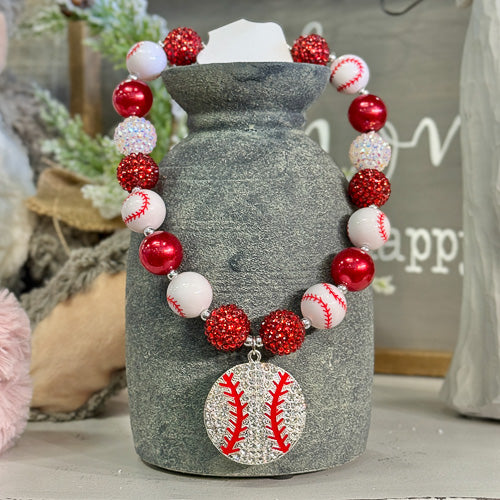Sports Themed Chunky Necklace