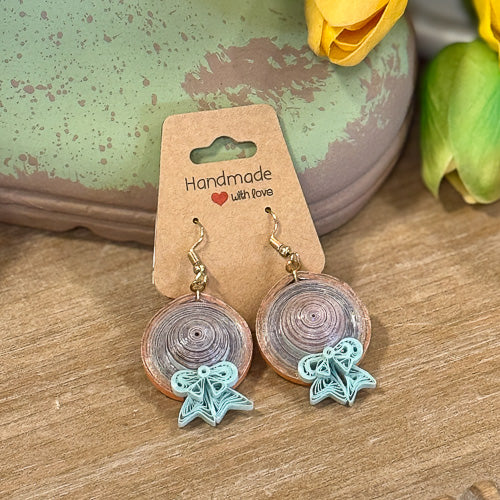 Summer Hat Earrings