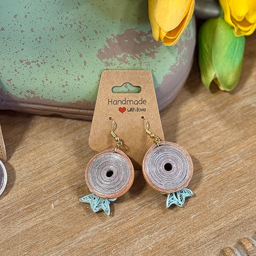 Summer Hat Earrings