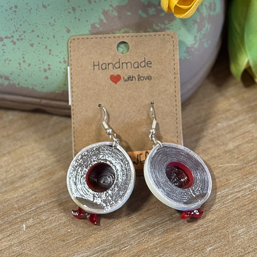 Summer Hat Earrings