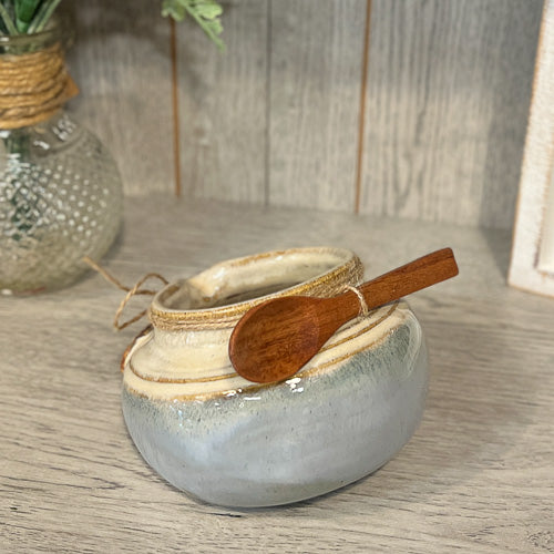 Pottery Salt Bowl