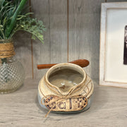 Pottery Salt Bowl