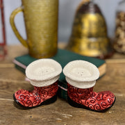 Santa Boots Salt And Pepper Shakers