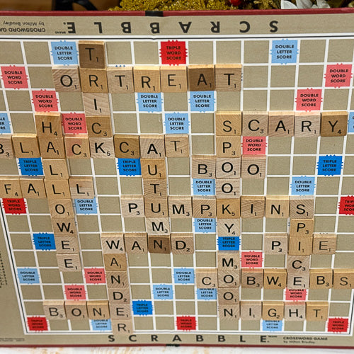 Fall Themed Scrabble Board