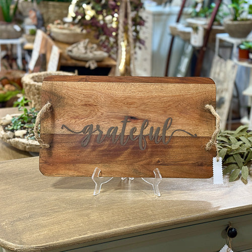 Grateful Wooden Tray