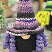 Crocheted Witch Gnome