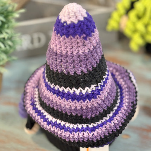 Crocheted Witch Gnome
