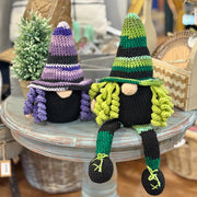 Crocheted Witch Gnome