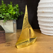 Brass Sailboat Paperweight