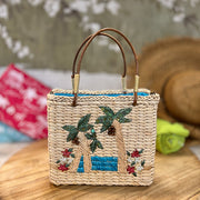 Beach Wicker Handbag