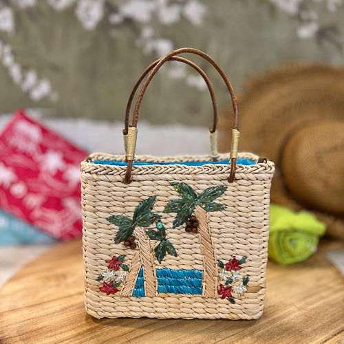 Beach Wicker Handbag
