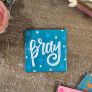 Hand Painted Square Magnet