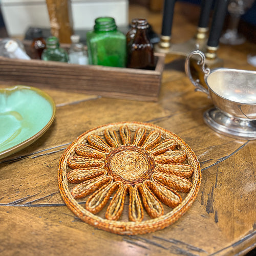 1970's Woven Trivet