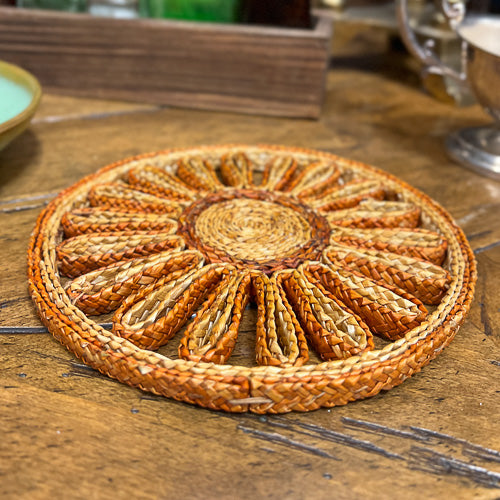 1970's Woven Trivet