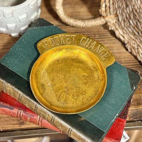 Brass Pocket Change Dish