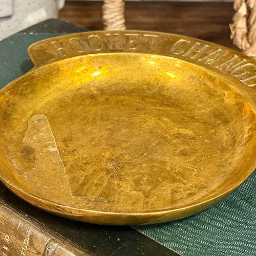 Brass Pocket Change Dish