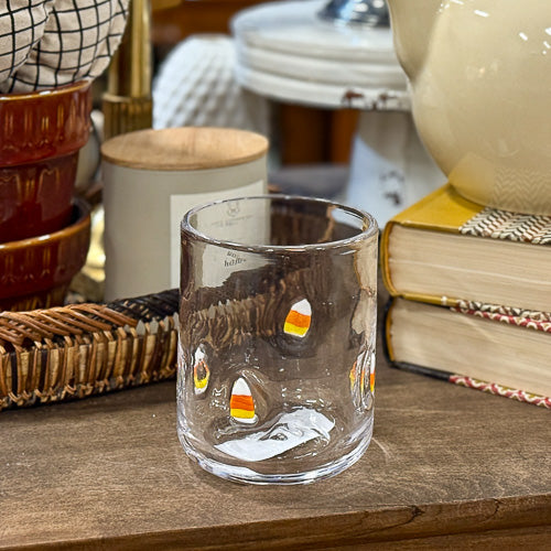 Candy Corn Glass
