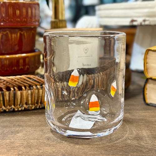 Candy Corn Glass