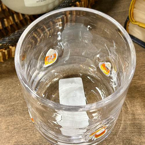 Candy Corn Glass