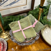 Green Linen Napkins