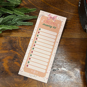Christmas Shopping List Pad