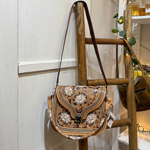 Stella Tooled Leather Handbag