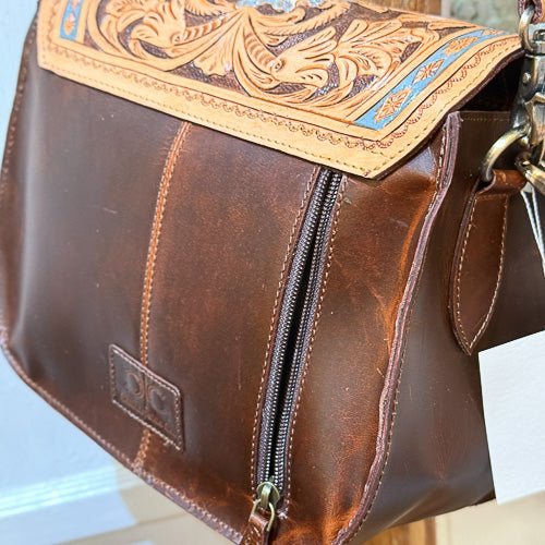 Stella Tooled Leather Handbag