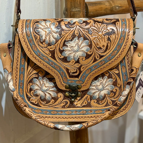 Stella Tooled Leather Handbag