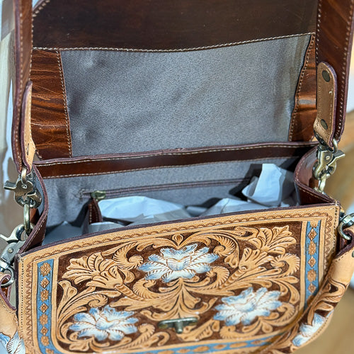 Stella Tooled Leather Handbag