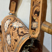 Stella Tooled Leather Handbag