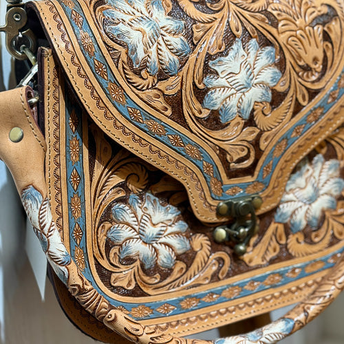 Stella Tooled Leather Handbag