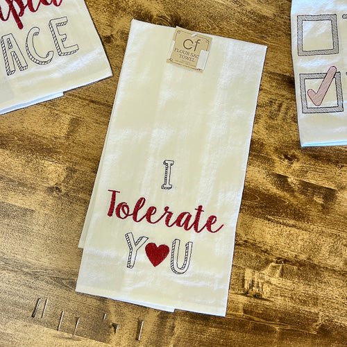 Valentine Tea Towel