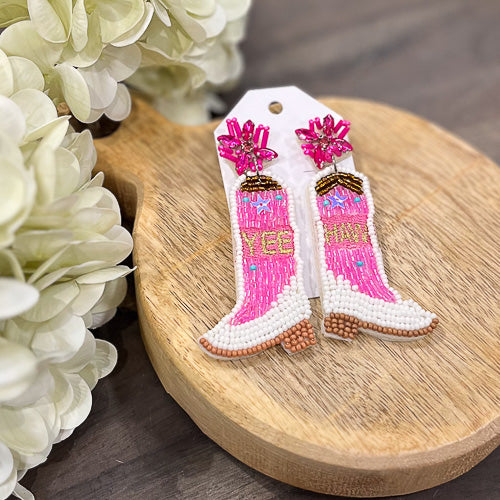 Yeehaw Boot Earrings