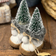 Baby Snow Booties with Trees